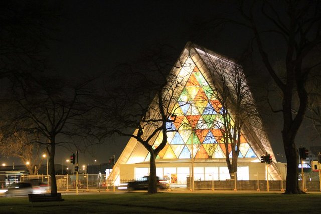 Christchurch Cardboard Cathedral by Shigeru Ban