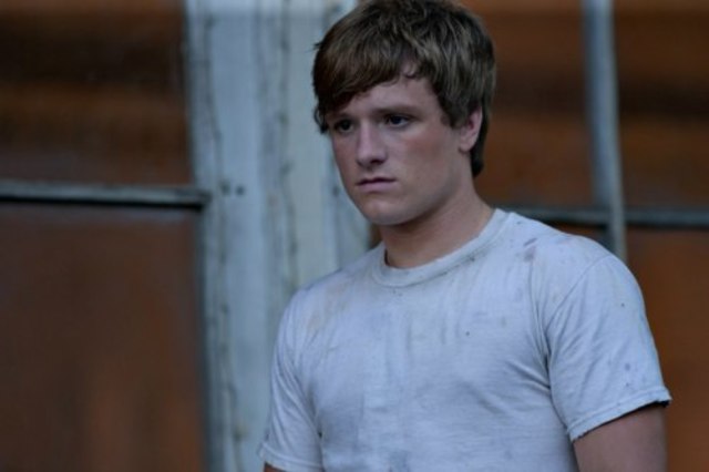 Peeta Mellark is chosen as the male tribute from District 12