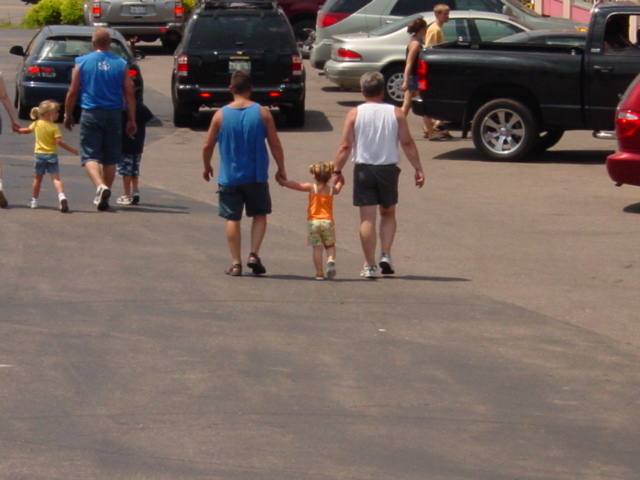 Went to Wisconsin Dells with my grandparents and my aunt