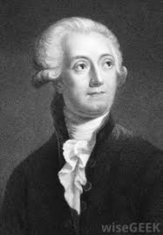 Antoine Lavoisier - 1775, French Chemist, "Father of Modern Chemistry"