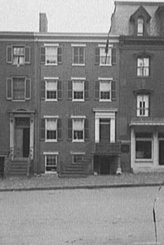 Assassinated by John Wilkes Booth