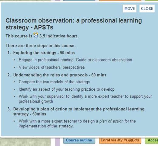 Lesson Observation cycle