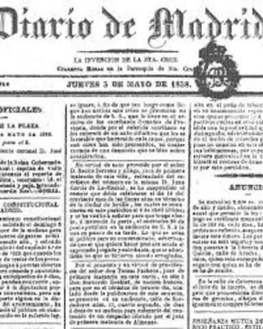 Periódico "Diario de Madrid"