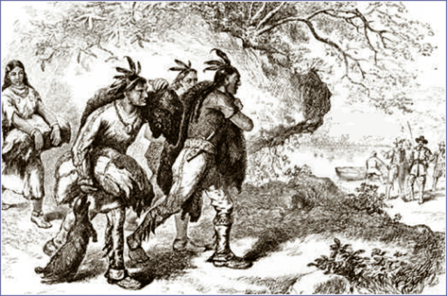 Les Francais et les Hurons a de relation