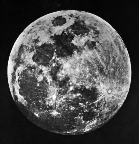 First pictures of the moon