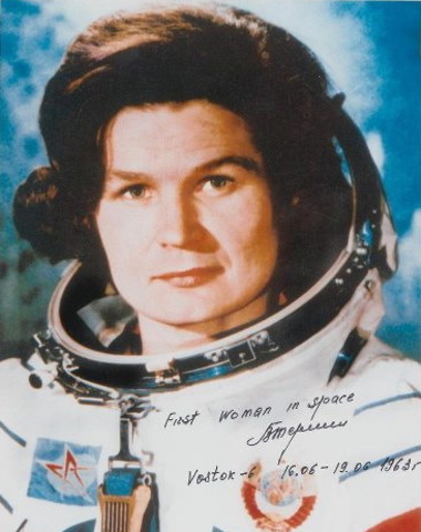 First woman in space