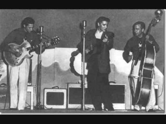 Elvis Presley records first songs