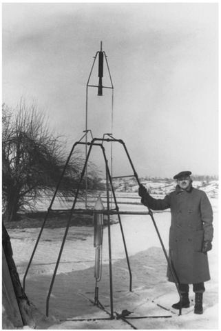 The first German military fueled rocket was developed