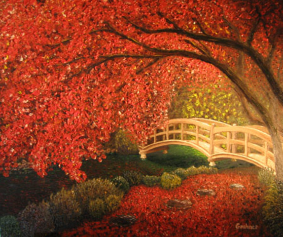 Landscape painting began