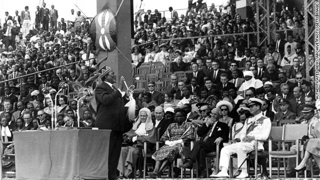 Kenya gains independence from Great Britain