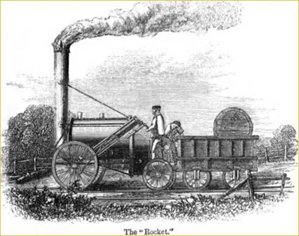 Vlak- parna lokomotiva