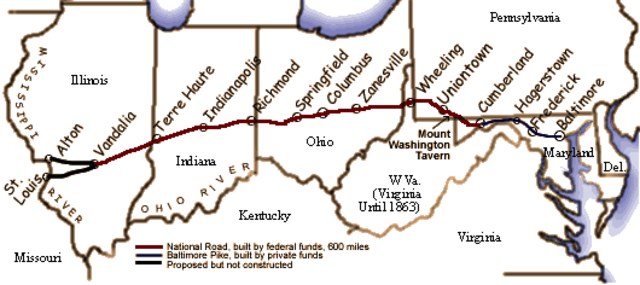 Congress Votes to Built a National Road from the Atlantic Coast to Ohio