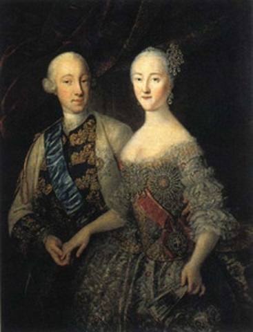 Catherine gets Married to Peter III