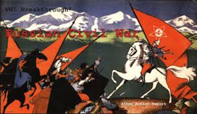 The Bolsheviks win the Russian Civil War