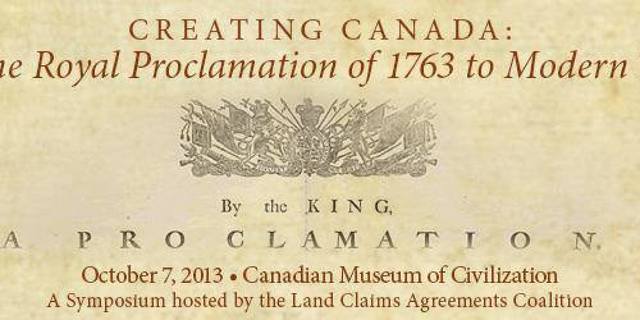 La Proclamation Royale de 1763 au Moderne