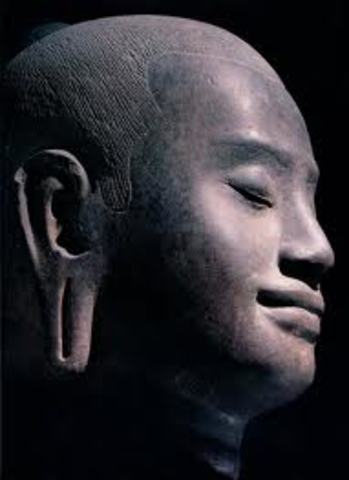 The first recorded Khmer King is crowned.