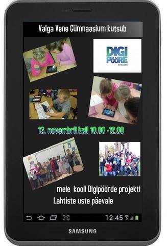 Avatud ust epäev (naberkoolidele ja linnavalitsusele)