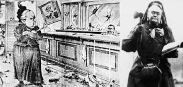 Carry Nation and thte WCTU