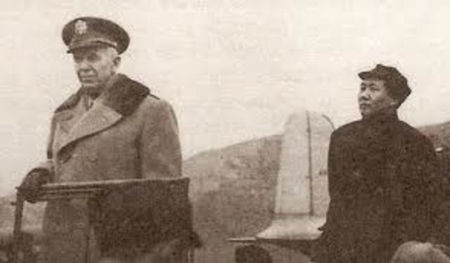 US General Marshall in China