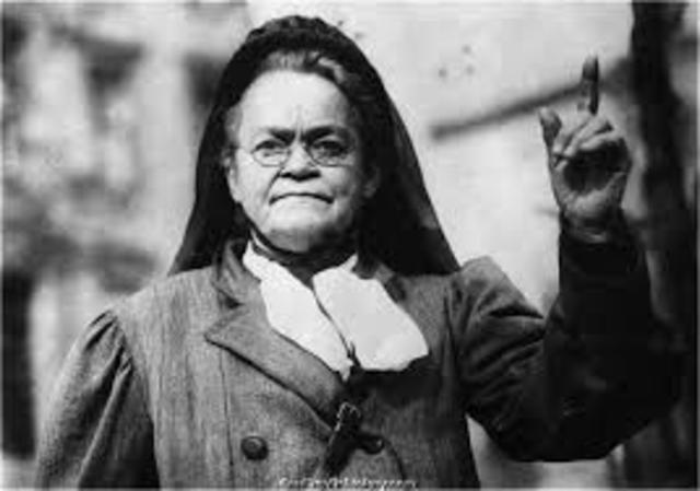 Carry Nation an the WCTU