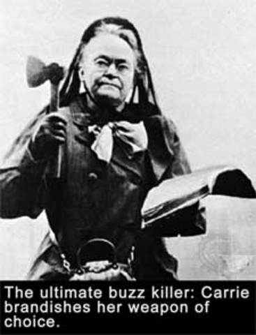 Carrie Nation and the WCTU