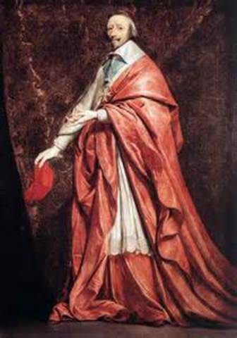 Cardinal de Richelieu Appointed as Chief Minister
