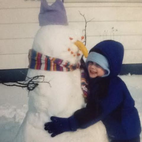 My first snowman! :D