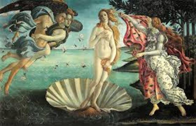 Botticelli, El Nacimiento de Venus