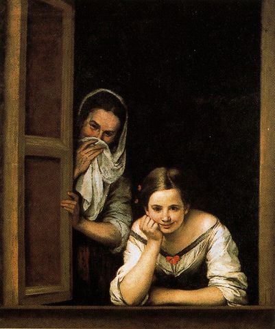Bartolomé Esteban Murillo, Dos mujeres en la ventana