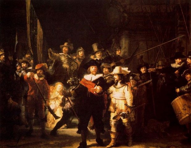 Rembrandt Harmenszoon Van Rijn Leiden, Ronda de noche