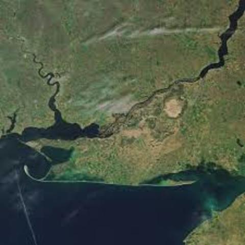 City of Kiev Established on the Dnieper River