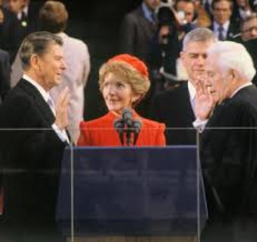 Reagans First Inauguration