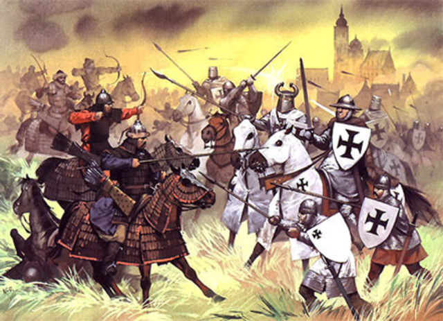 Genghis Khan invades the Khwarzin Dynasty.