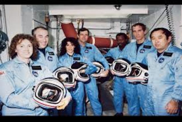 Space Shuttle Challenger Explodes