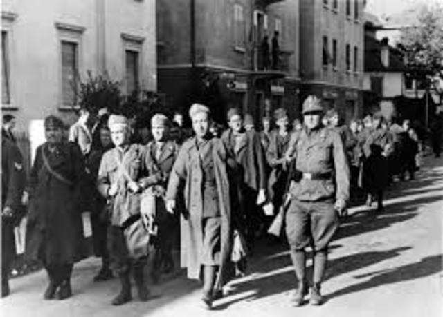 Italy surrenders to Allies Nations.