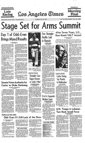 Strategic Arms Limitation Talks (SALT)