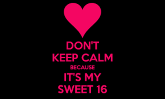 My Sweet 16 !