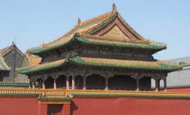 Manchu Dynasty comes to an end