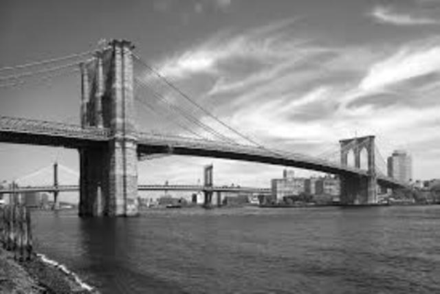 Brooklyn Bridge completed