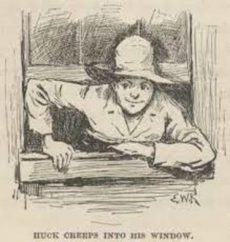 Mark Twain publishes "Huckleberry Finn"