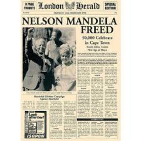 Nelson Mandela freed