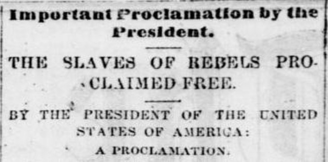 Emancipation Proclamation