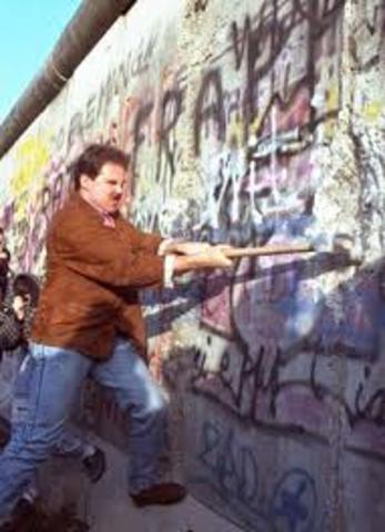 Berlin Wall Demolished