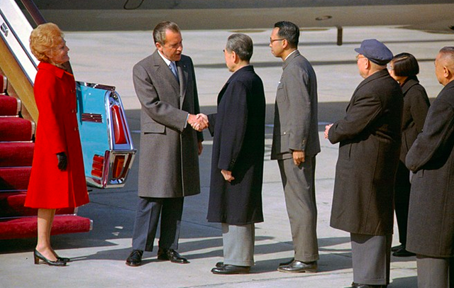 President Nixon Arrived In China
