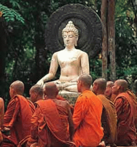 Buddhism starts becoming the major religion