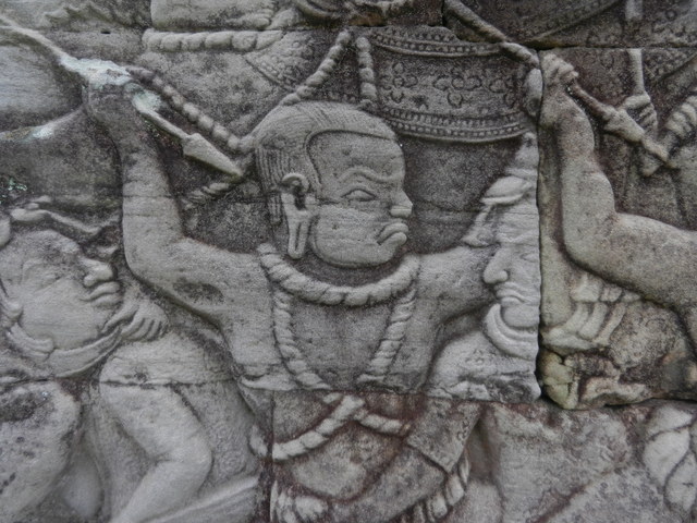 The Khmer Empire goes to war with the Cham.