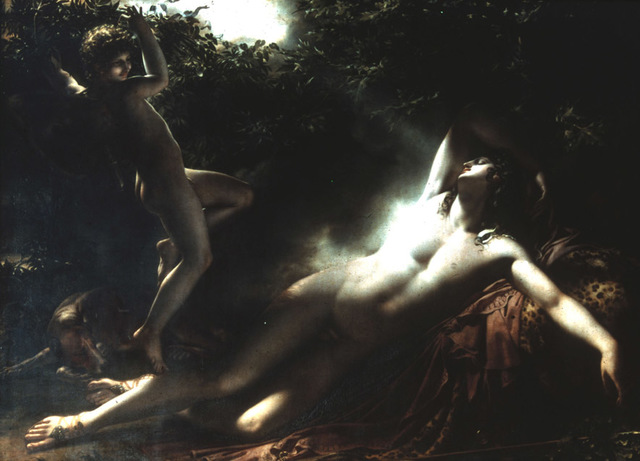 "Sleep of Endymion" by Antoine-Louis Girodet-Troison