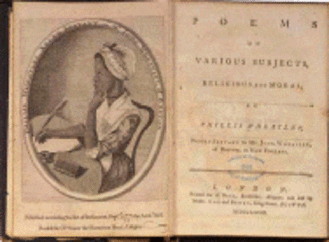 "Poems on Various Subjects" by Phyllis Wheatley