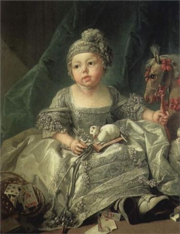 Portrait of Louis Philippe Joseph, Duke of Montpensier by François Boucher