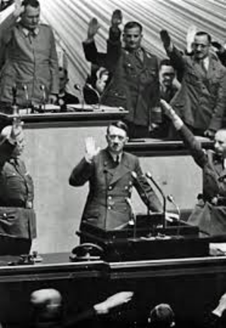 Hitler declares war against the United States.